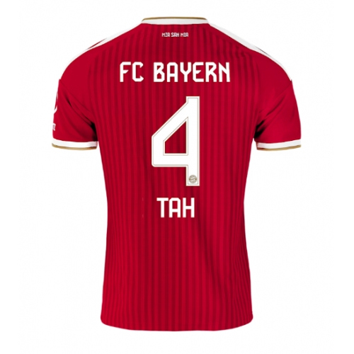 Bayern Munich Jonathan Tah #4 Maglia Gara Casa Repliche 2026-27 Maniche Corte Bayern Munich Jonathan Tah #4 Maglia Gara Casa Repliche 2026-27 Maniche Corte